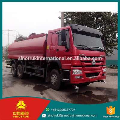 SINOTRUK HOWO water truck can install high-pressure water gun 4000 liter water spray tank truck