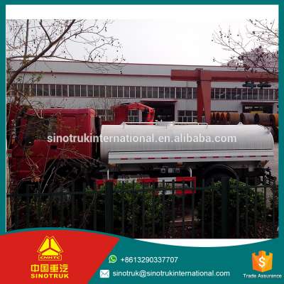 SINOTRUK HOWO water truck can be installed green high-pressure water spray gun all drive watering sprinkler