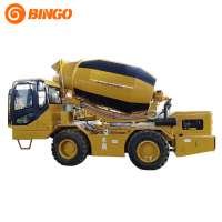 High quality BINGO SINOMOVER  mobile concrete mixer truck price