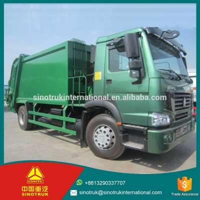 HW13710,10 forwarder,2 reverse gear howo 290HP bin lifter garbage truck / 4*2 garbage truck